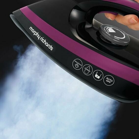 Парогенератор для одежды Morphy Richards Speed Steam Pro 3000 Вт фиолетовый/черный - фотография № 10