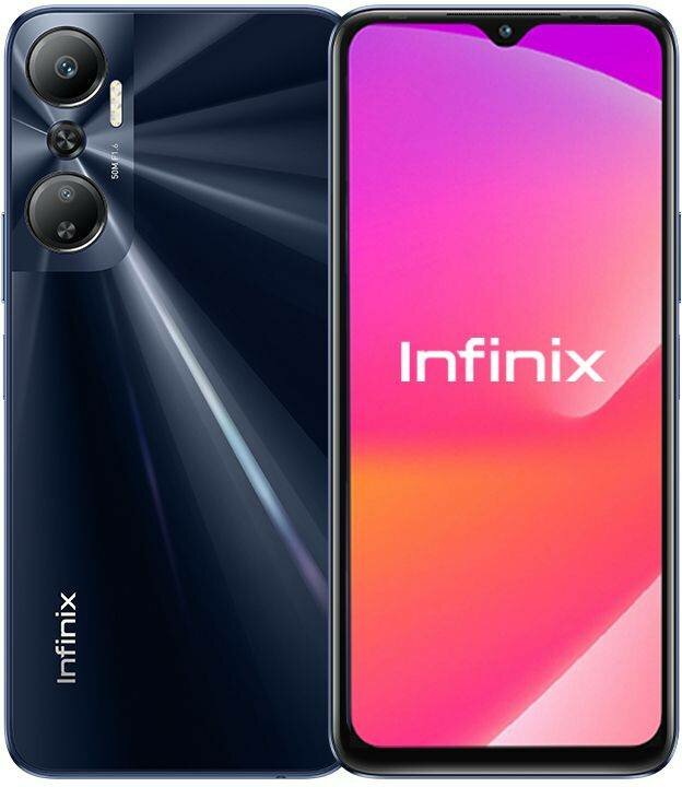 Смартфон Infinix Hot 20 X6826B 128ГБ, черный (10037074)