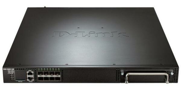 Коммутатор D-LINK DXS-3600-16S/B1AEI управляемый 8 портов 10/100/1000Mbps SFP+ L3 10G Switch with one expansion slot