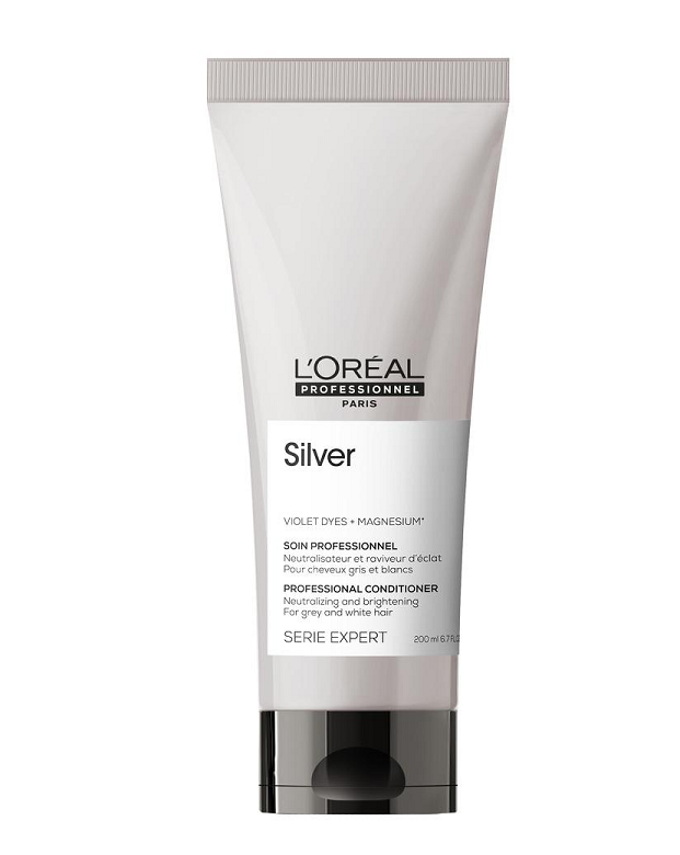 Бальзам для волос с антижелтым эффектом L'Oreal Professional Silver для осветленных и седых волос 200 мл