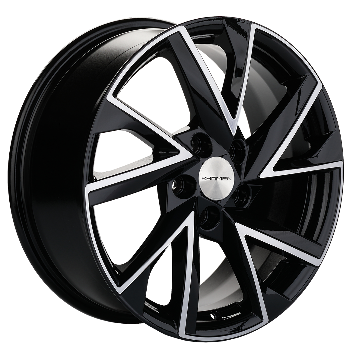 Khomen Wheels KHW1714 7x17 5x114,3 ET51 Dia67.1 Black-FP ()