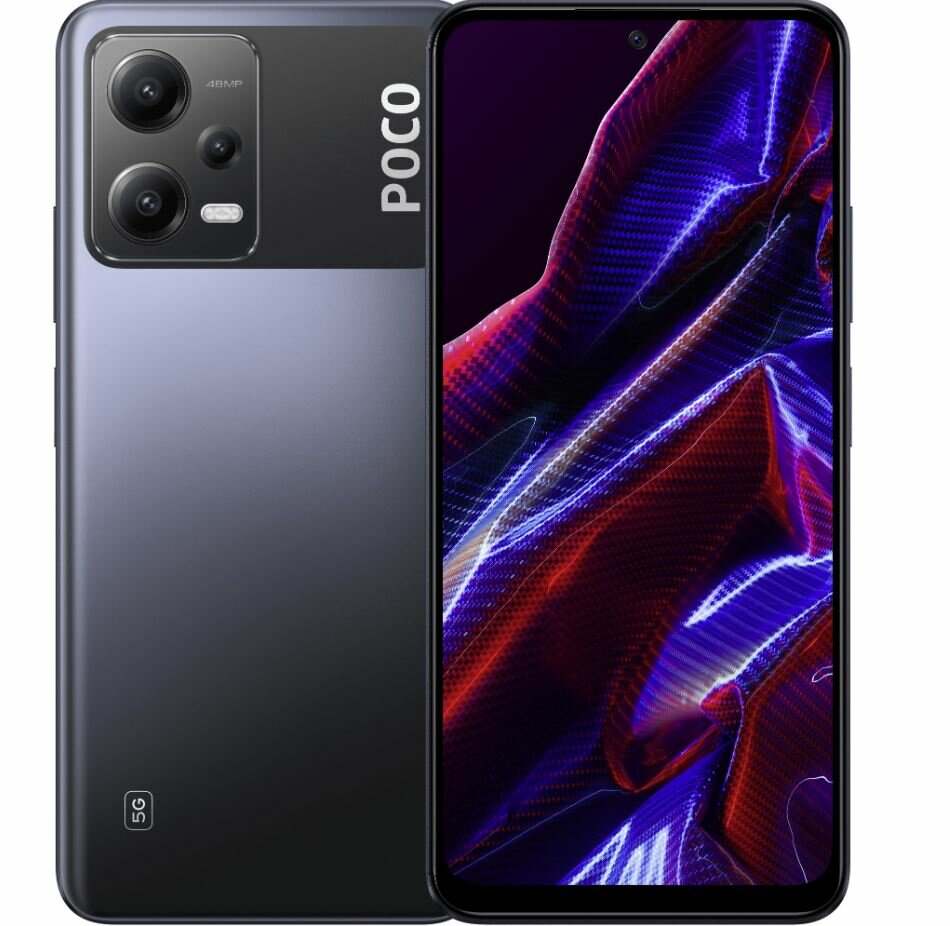 Смартфон Xiaomi POCO X5 5G 6/128 ГБ Global, 2 nano SIM, black