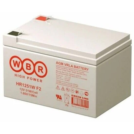 Аккумуляторная батарея для ИБП Wbr HR1251W F2