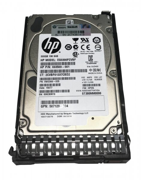 Жесткий диск HP 693569-001 300Gb SAS 2,5" HDD