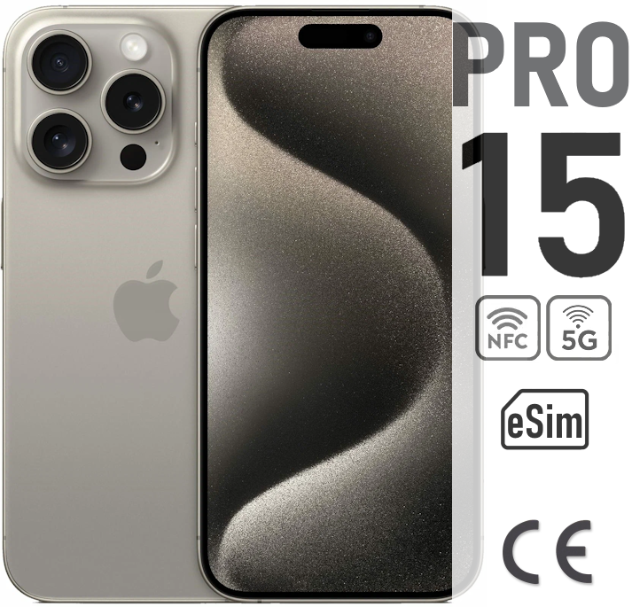 Смартфон Apple iPhone 15 Pro 256 ГБ, Dual еSIM, титан