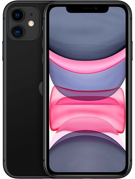 Смартфон Apple iPhone 11 4/64Gb (MHDA3B/A), черный