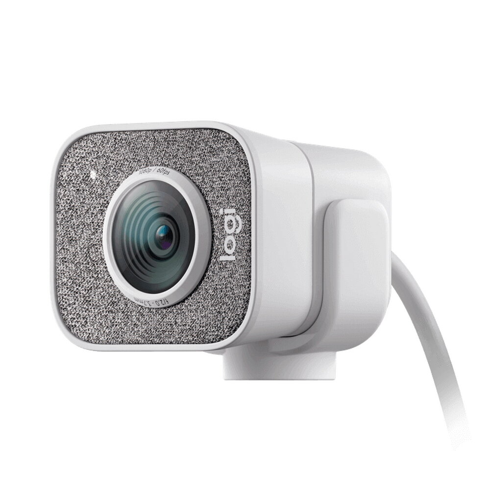 Веб-камера Logitech StreamCam White для стримминга белая 2Mp FullHD (до 1080p@60fpsв MJPEG) автофокус угол обзора 78° универсальное крепление USB Type-C кабель 1.5м