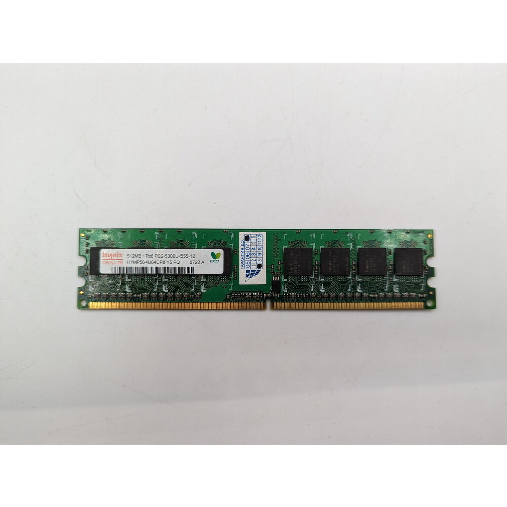 Модуль памяти hymp564u64cp8-y5, DDR2, 512 Мб ОЕМ