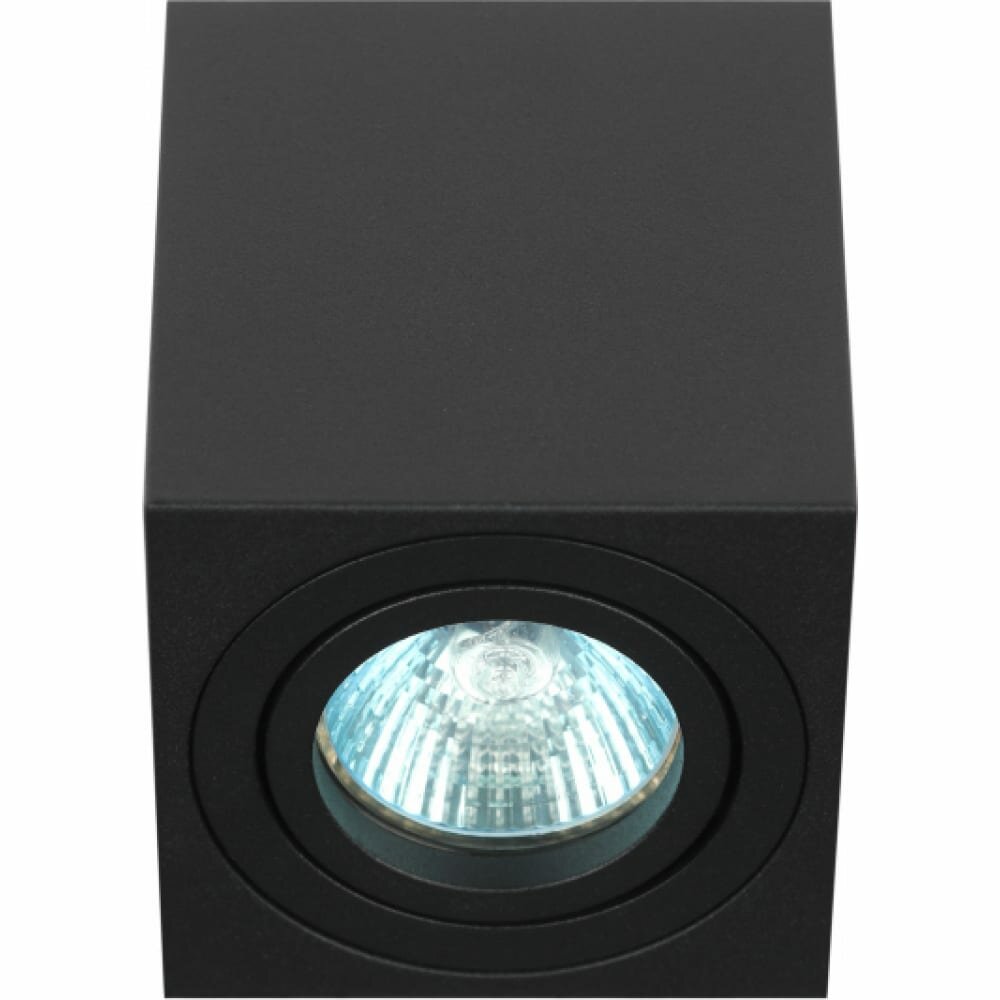 Настенно-потолочный светильник спот ЭРА OL22 BK MR16/GU10, черный, поворотный Б0054395