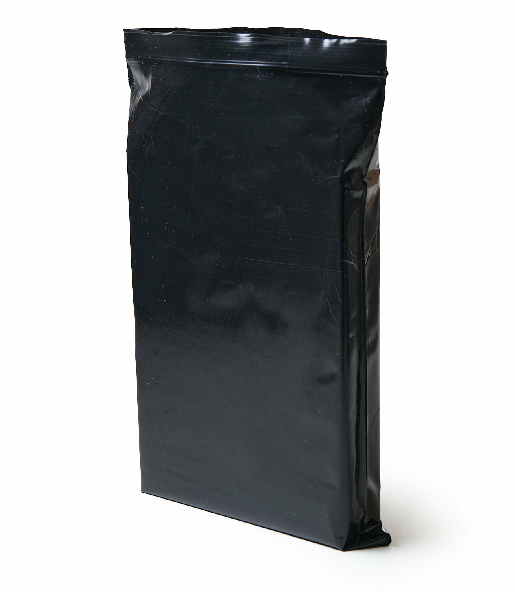 Пакет с замком Zip-Lock (Зип лок), 18х25 см, сверхпрочный, 60 мкм, черный металлик, 500 шт. - фотография № 9
