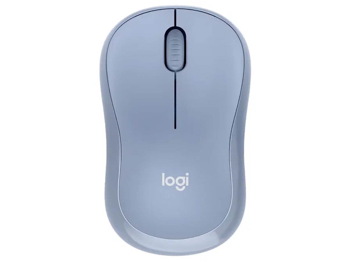 Мышь беспроводная Logitech M221 Silent, 1000dpi, Голубой 910-006111