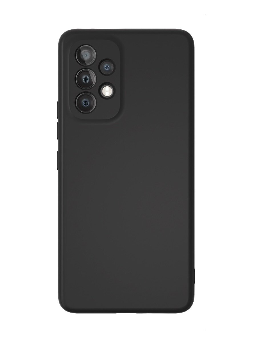 Чехол защитный VLP Silicone case для Samsung Galaxy A53 5G, черный