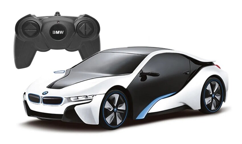 Машинка на радиоуправлении Rastar BMW I8 (арт.48400), 1:24, белая