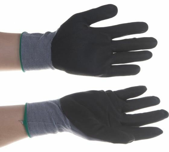 Эластичные перчатки KRAFTOOL Expert, размер XL, с покрытием из вспененного нитрила, для точных работ 11285-XL - фотография № 4