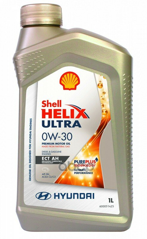 Shell Масло Моторное Shell Helix Ultra Ect 0W-30 1Л.