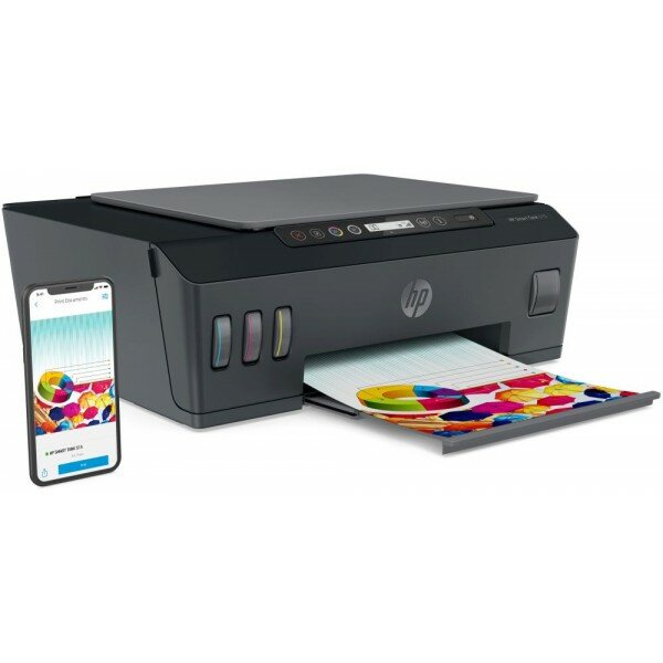 HP МФУ струйный HP Smart Tank 515 AIO (1TJ09A) A4 WiFi BT USB черный 1TJ09A