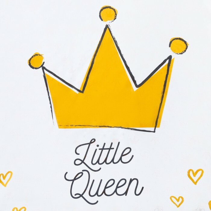 Постельное белье "Этель" 1.5 сп Little queen 143*215 см, 150*214 см, 50*70 см -1 шт,100% хл, бязь - фотография № 3