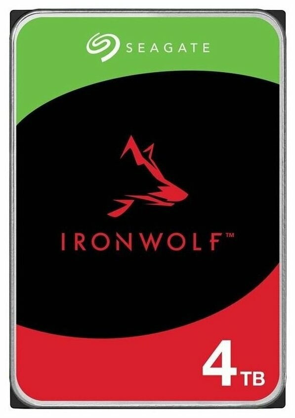 Жесткий диск Seagate Original Sata-iii 4Tb ST4000VN006 NAS Ironwolf (5400rpm) 256Mb 3.5" ST4000VN006