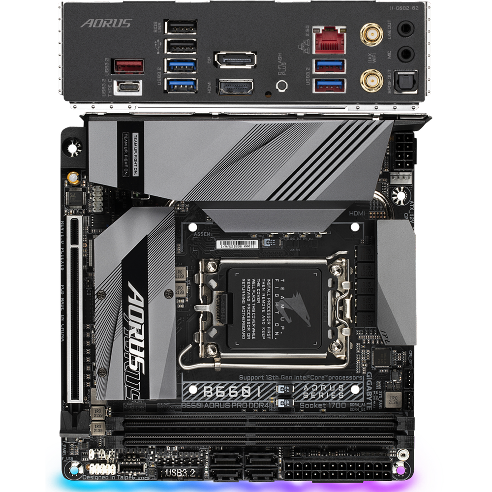 Материнская плата Gigabyte B660 LGA1700 DDR4 ( B660I AORUS Pro DDR4 ) mini-ITX, Ret