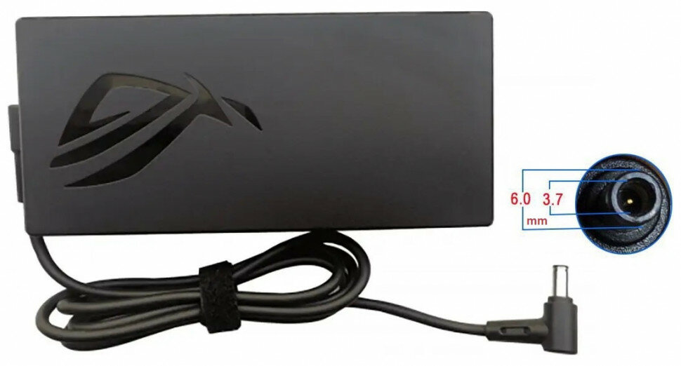 Зарядное устройство для ноутбука Asus TUF Dash FX517ZE-HN107 20V - 9A 150 Вт (Штекер: 6.0x3.7мм c иглой) Slim
