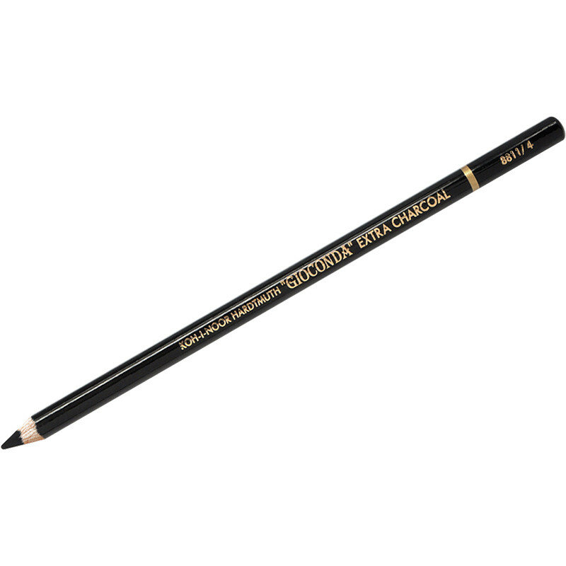 Угольный карандаш Koh-I-Noor "Gioconda Extra 8811" H, черный, заточен, 321852