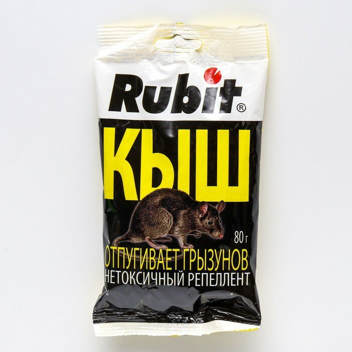 Саше-пакет "Rubit", от грызунов, "КЫШ", 80 г - фотография № 1