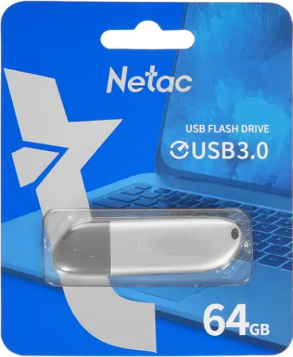 USB Drive Netac U352 USB3.0 64GB, retail version Nt03u352n-064g-30pn