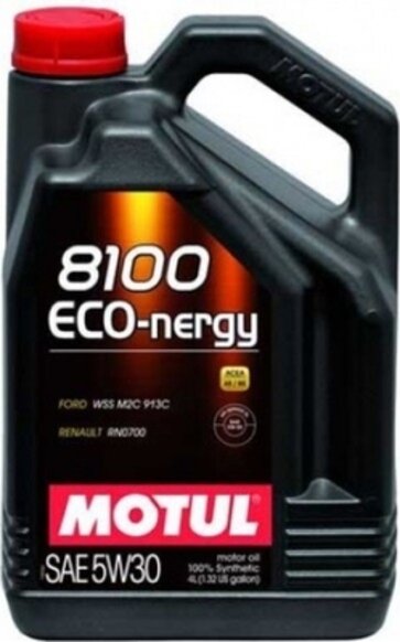 Масло Motul 8100 Eco-nergy 5w30 API SL/CF / ACEA A5/B5 4л .