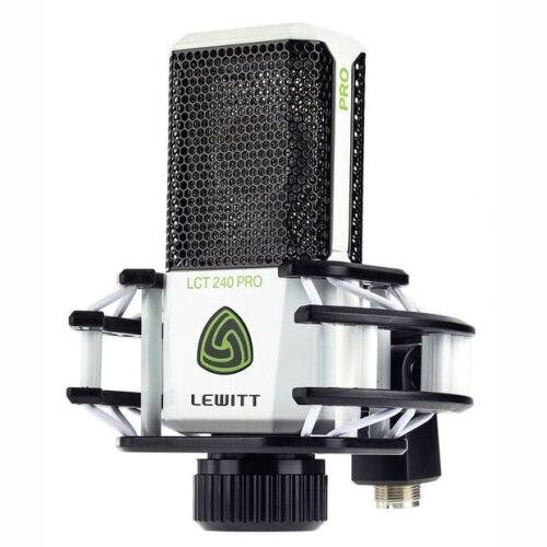 LCT240PRO WHITE VP/студийный кардиоидый микрофон с большой диафрагмой + подвес "паук"//LEWITT