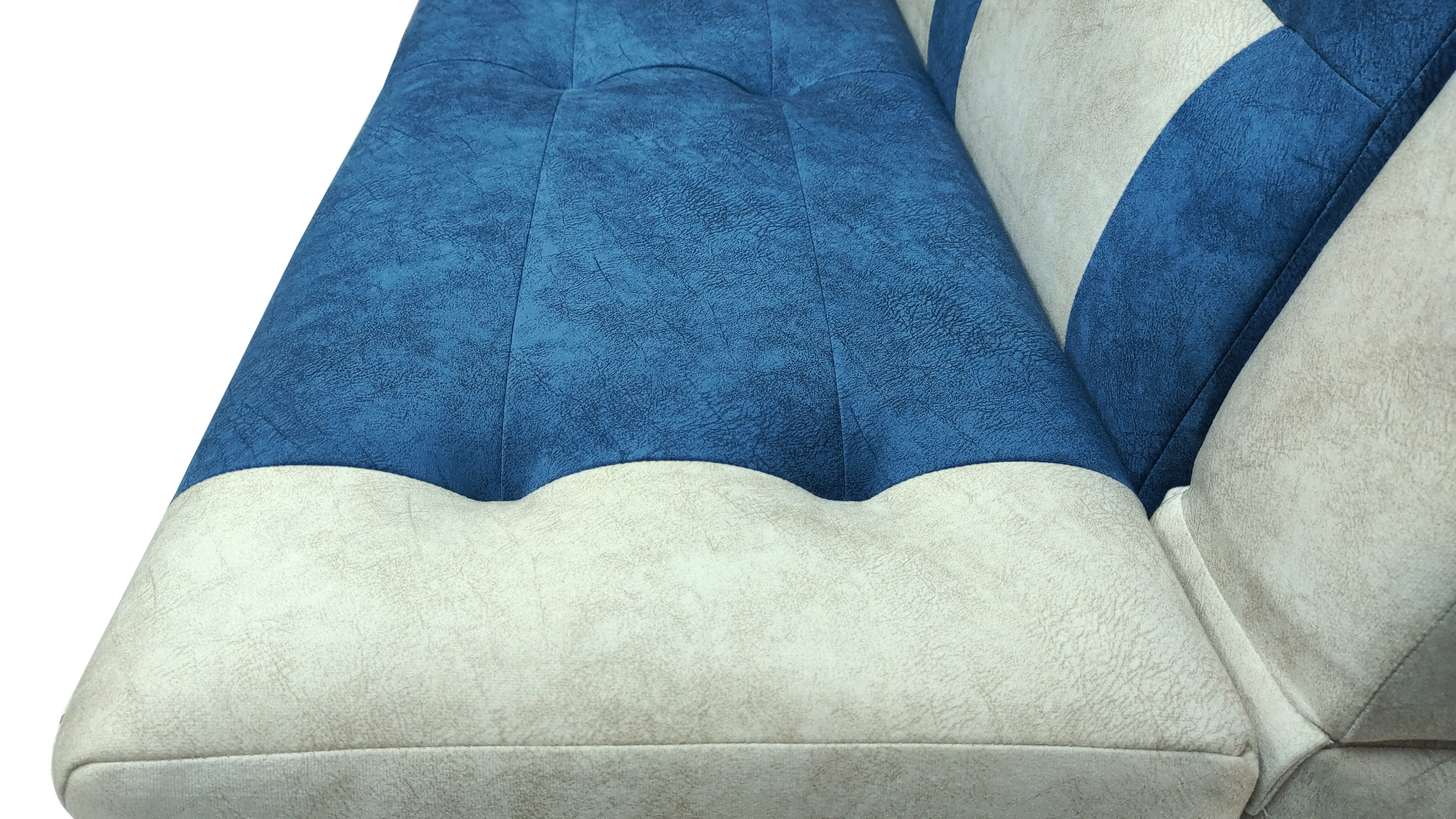 Кухонный диван с подлокотниками Форум-10 (120см) Синий - фотография № 6