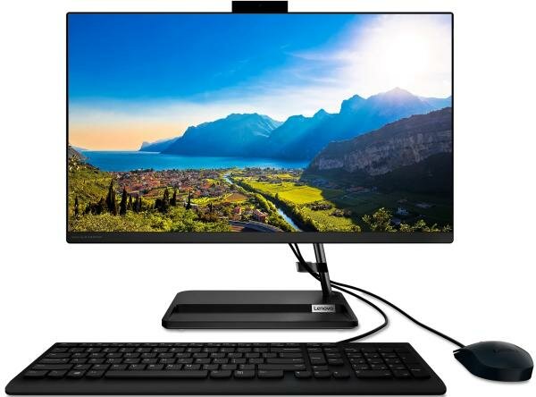 / Lenovo IdeaCentre AIO 3 24ALC6 23.8(1920x1080 IPS)/AMD Ryzen 3 5300U(2.6Ghz)/8192Mb/512SSDGb/noDVD/Int:AMD Radeon/Cam/BT/WiFi/war 1y/6.81k