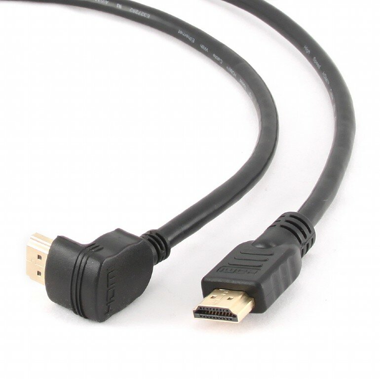 Gembird Кабель HDMI1.4 Gembird Cablexpert CC-HDMI490-10, угловой, позолоченные контакты (3.0м) (ret)