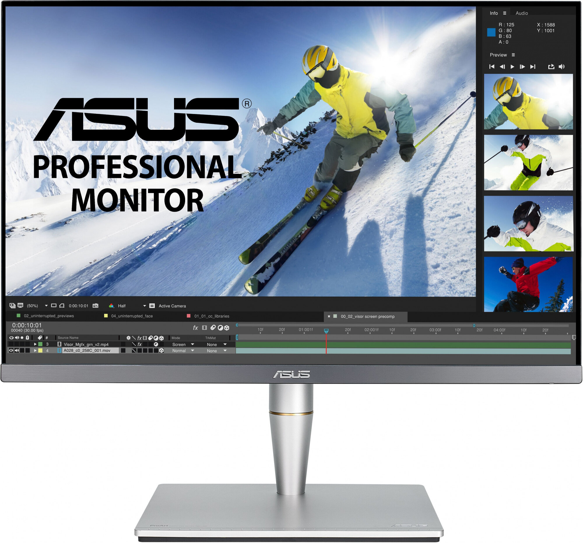 Монитор ASUS ProArt PA24AC 24", черный [90lm04b0-b01370]