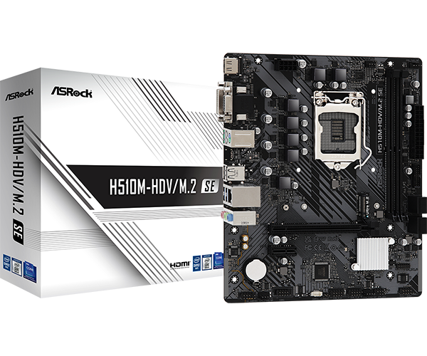 Материнская плата Asrock H510M-HDV/M.2 SE