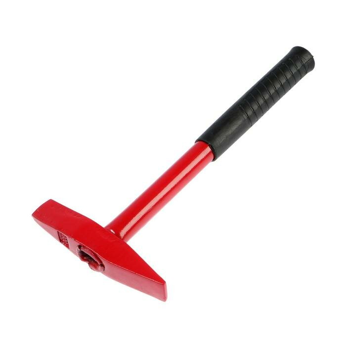 фото Молоток сварщика ЛОМ, металлическая обрезиненная рукоятка, 300 г