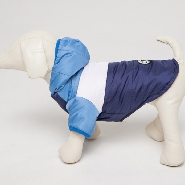 Куртка для собак мелких пород «TEPLO», на синтепоне, синий / голубой, размер 2XL (54*42*36)