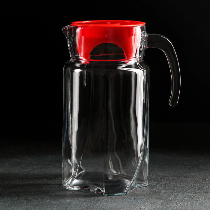 фото Кувшин стеклянный Light blue, 1,7 л, с крышкой