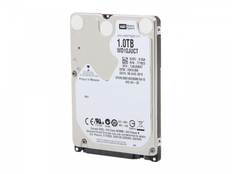 Жесткий диск Western Digital WD10JUCT 1Tb 5400 SATAIII 2,5" HDD