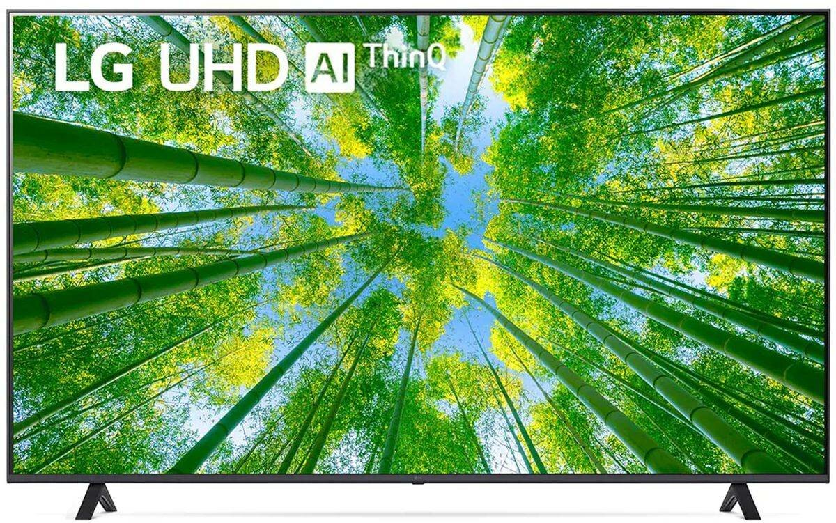 Телевизор LG 75UQ80006LB.ARUB, 75", LED, 4K Ultra HD, металлический серый