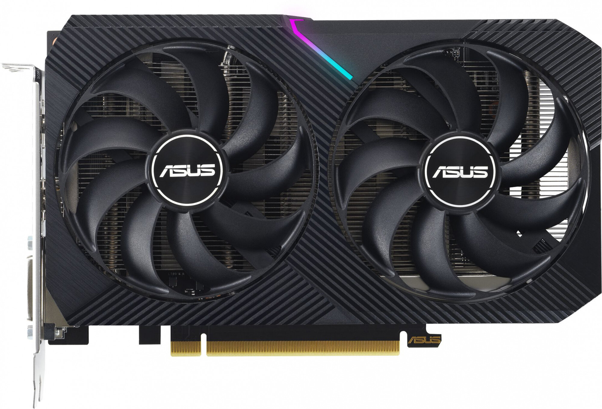 ASUS Видеокарта Asus PCI-E 4.0 DUAL-RTX3050-O8G-V2 NVIDIA GeForce RTX 3050 8Gb 128bit GDDR6 1822/14000 HDMIx1 DPx3 HDCP Ret DUAL-RTX3050-O8G-V2