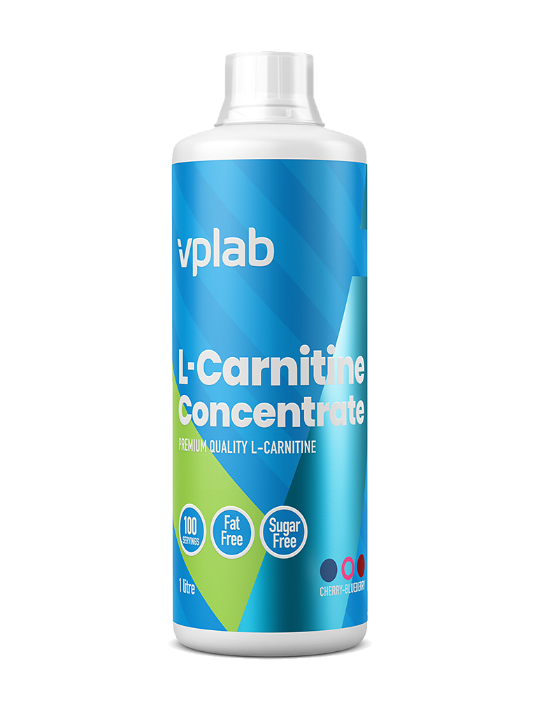 Vplab L-Carnitine Concentrate L-  Cherry-Blueberry, 1000  1 