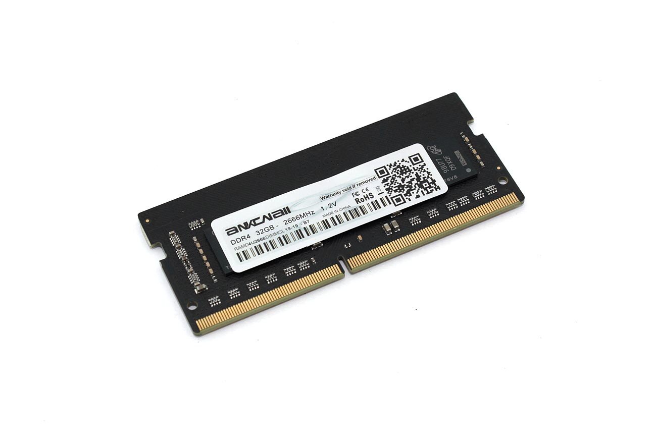 Модуль памяти Ankowall SODIMM DDR4 32Гб 2666 MHz