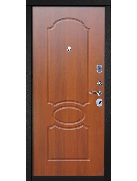 Входная дверь Стальной стандарт S1 Орех 980х2080 левая - фотография № 2