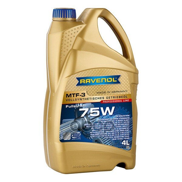 Трансмиссионное Масло Mtf -3 75w ( 4л) (Второй Номер 4014835719897) Ravenol арт. 1221104-004-01-999