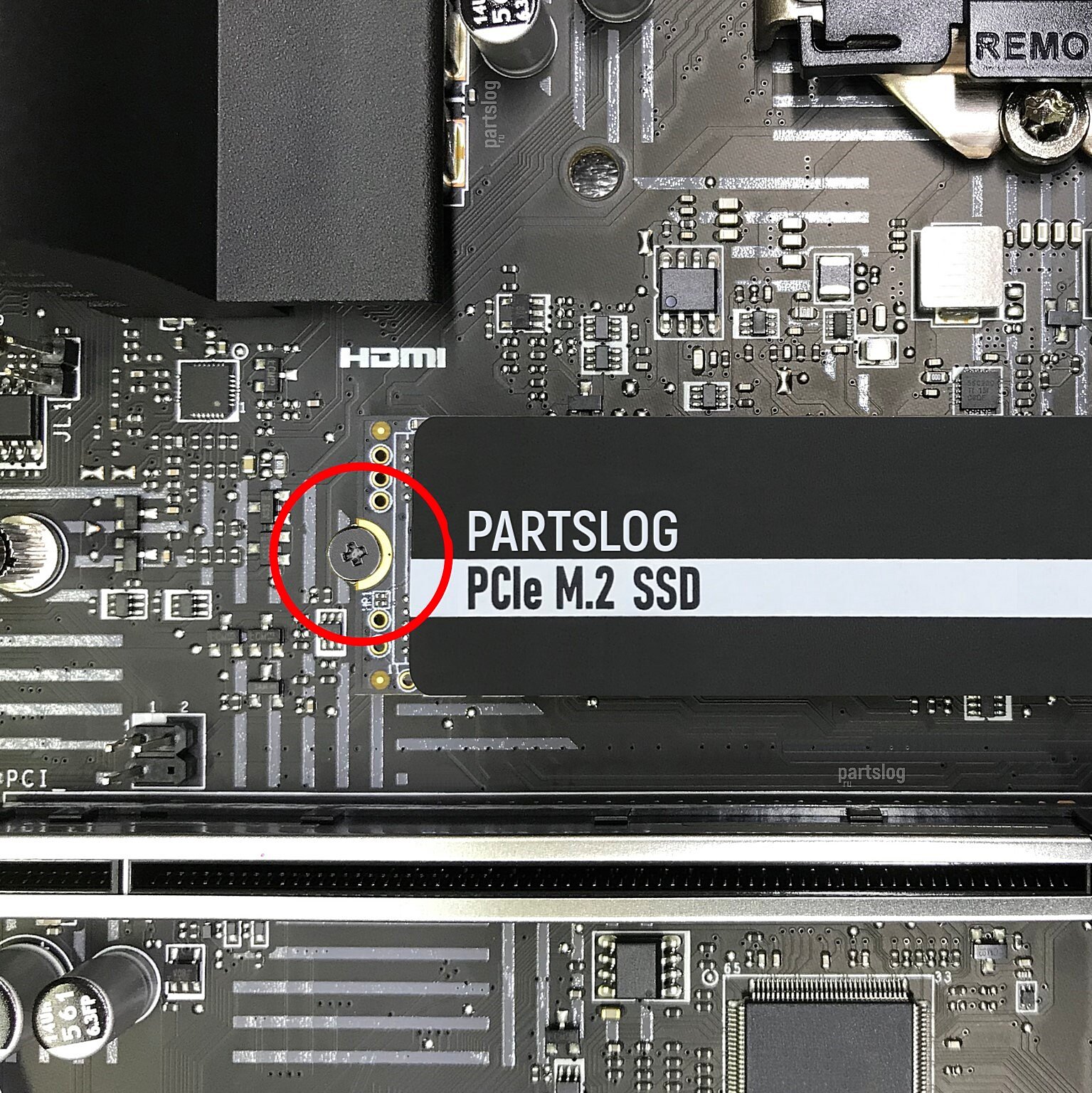 Стойка и винт крепления M2 SSD для ASUS PRIME H670-PLUS D4 (2 Комплекта) Черный