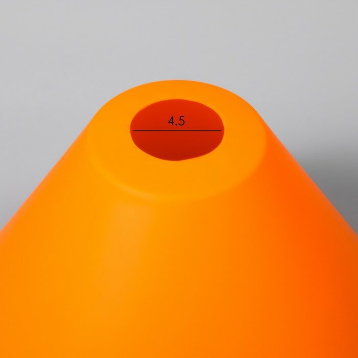 Плафон "Конус" Е27 оранжевый 25х25х15см - фотография № 2