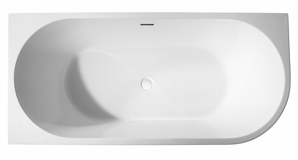 Ванна Abber 150x78 AB9257-1.5 L белая с каркасом в комплекте