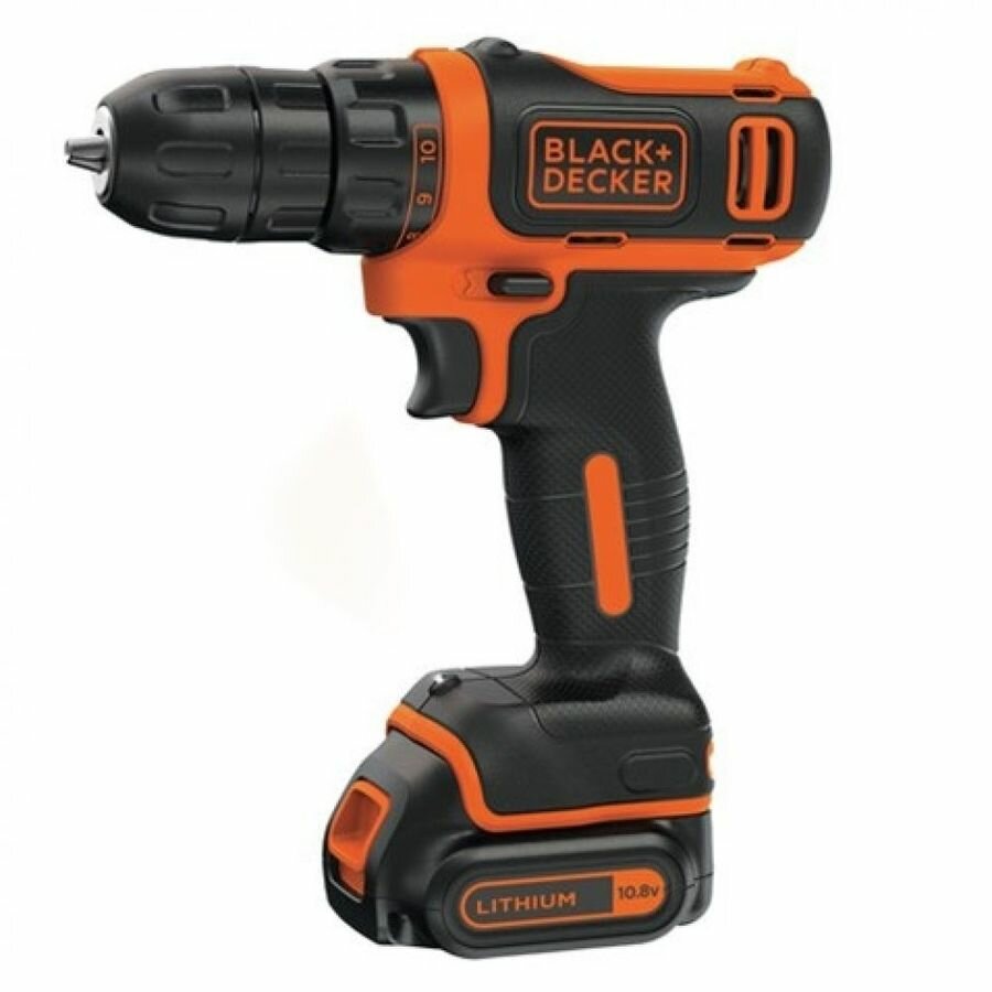 Дрель-шуруповерт BLACK+DECKER BDCDD12KB-QW 1.5Ач