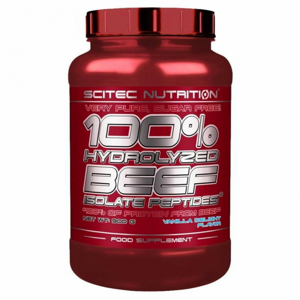 Scitec Nutrition 100% Hydro Beef Isolate Peptides 900 г Шоколад-миндаль