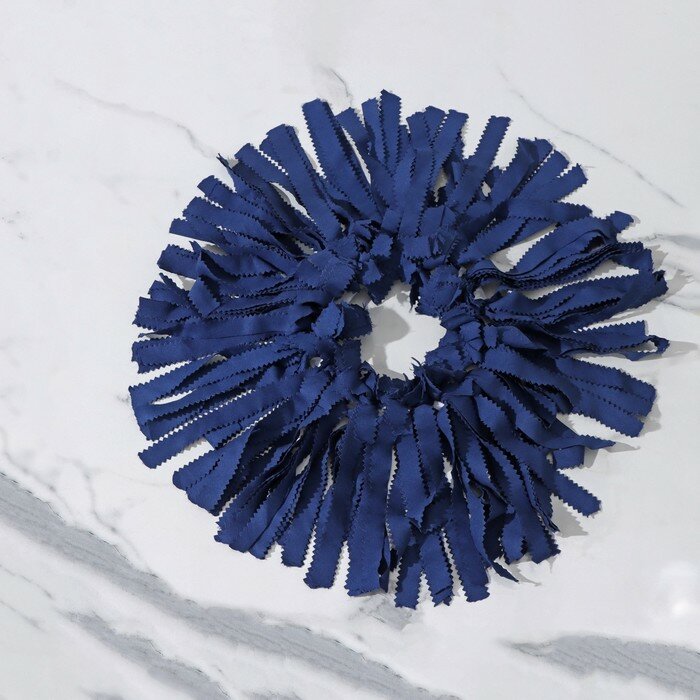 Насадка для швабры «Замша», (наборы для уборки с центрифугой), кольцо 16 см, цвет синий - фотография № 1